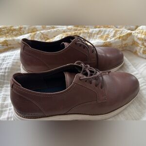 Cole Haan Men's Dark Brown Leather Oxfords